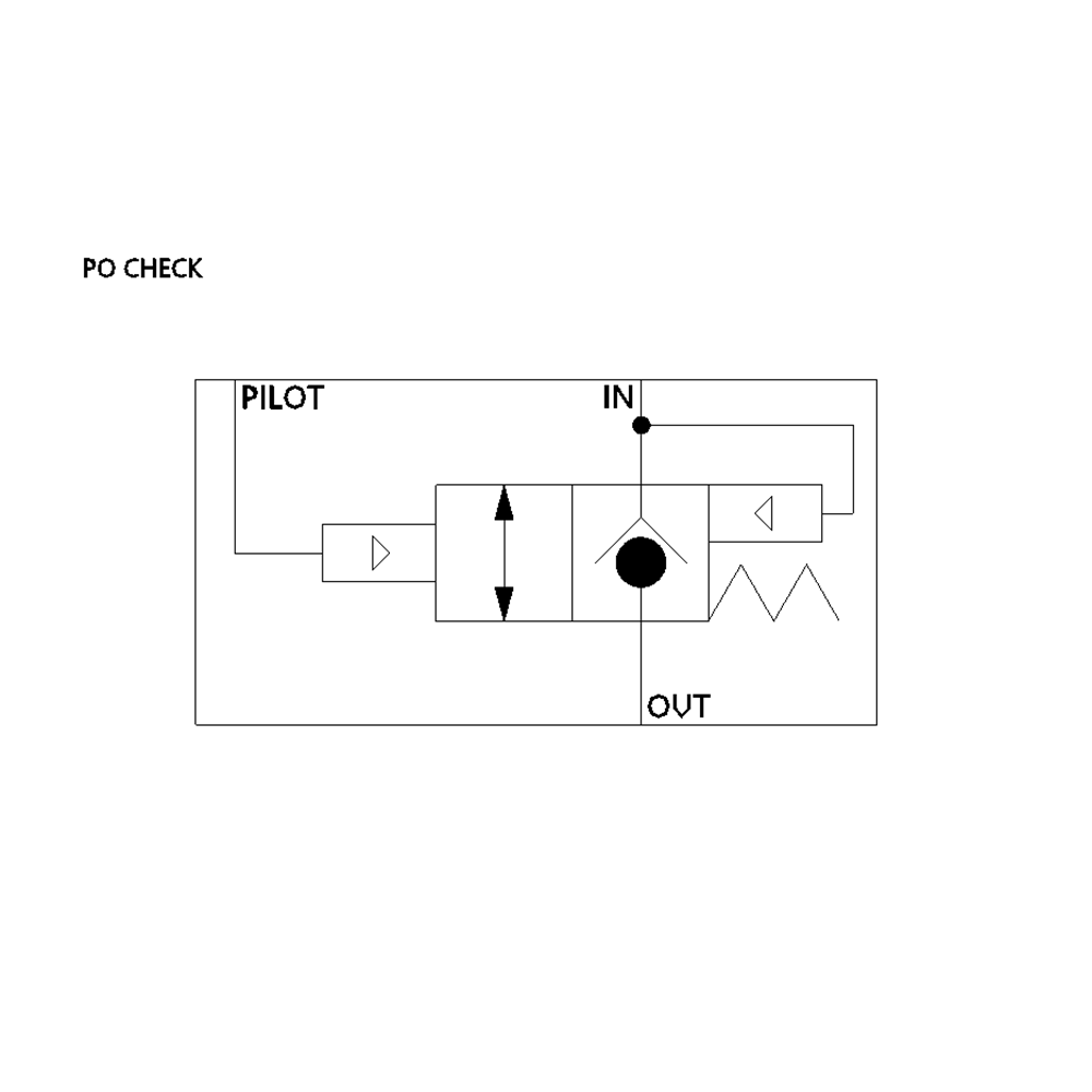 521201 ALADCO PO CHECK VALVE 1/8" NPT FEMALE, NO O'RIDE, 120PSI